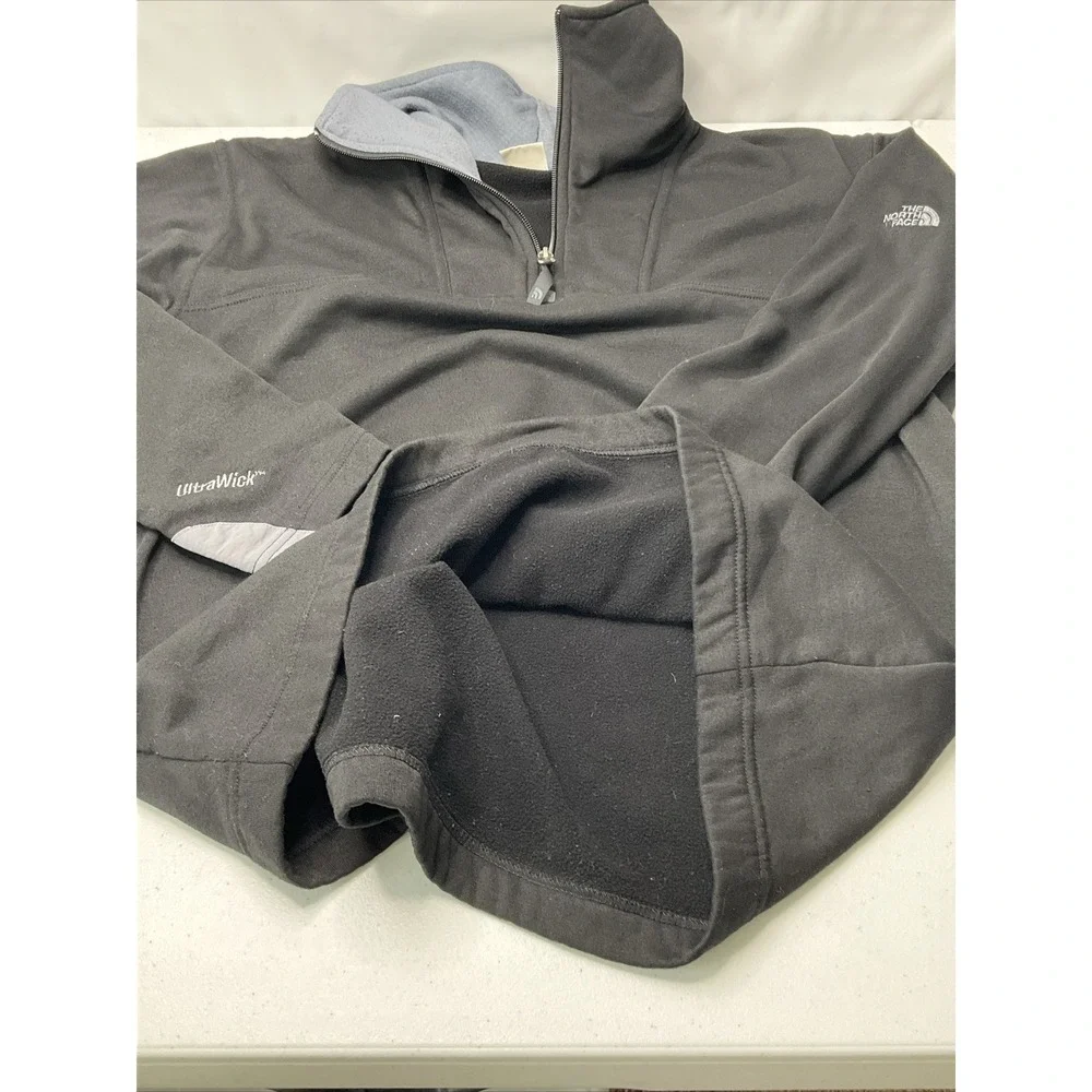 Vintage The North Face Pullover Men Sz M Ultrawick 1/4 Zip Mock Neck 90s Retro